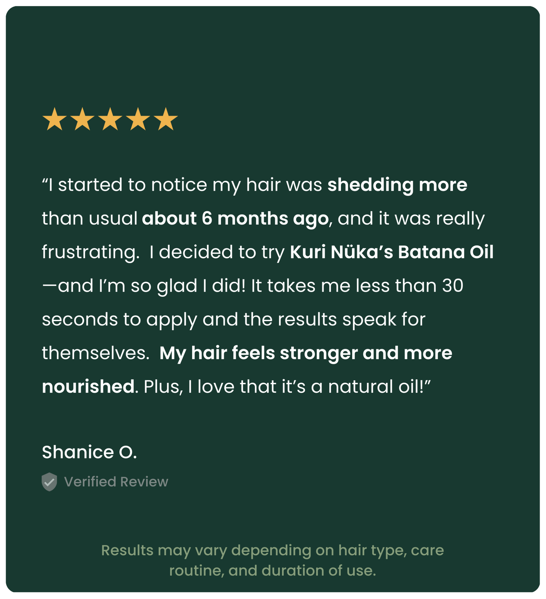 Batana Natural Hair Oil c